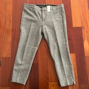 Banana Republic Sloan Pant. Heather Gray Crop Pants. New with tag. Size 16S